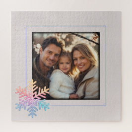 Einfache Schneeflocke Puzzle