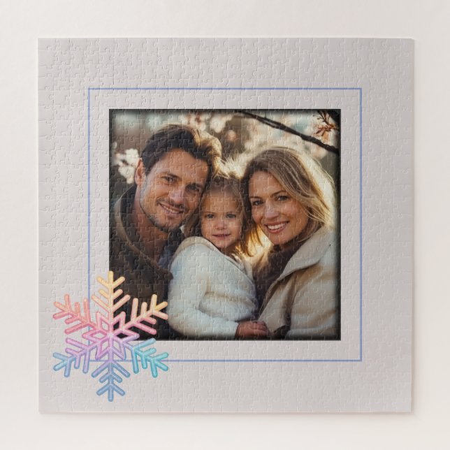 Einfache Schneeflocke Puzzle (Vertikal)