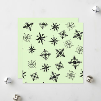 Einfache Schneeflocken Weihnachten