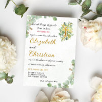 Einfache schöne Christliche Hochzeit