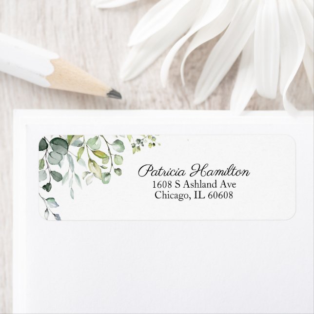 Einfache Schöne Wasserfarbe Eukalyptus Grüne La (Insitu)