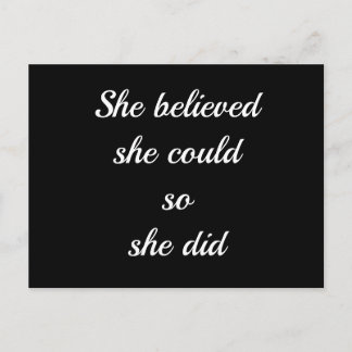 Einfache Schreibweise Postkarte