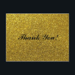 Einfache Schrift - Hochzeit goldenen Glitzer Viele Postkarte<br><div class="desc">Einfaches Skript - Hochzeit golden Glitzer Dankeschön Karte. Fügen Sie Ihre persönliche Dankeschön-Nachricht auf der Rückseite hinzu oder verließ sie leer und schreiben Sie Ihre Nachricht persönlich.</div>