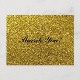 Einfache Schrift - Hochzeit goldenen Glitzer Viele Postkarte