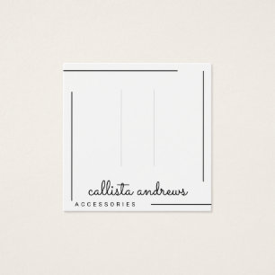 Einfache Schwarz-Border-Script-Clip-Anzeige