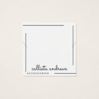 Einfache Schwarz-Border-Script-Tastatur