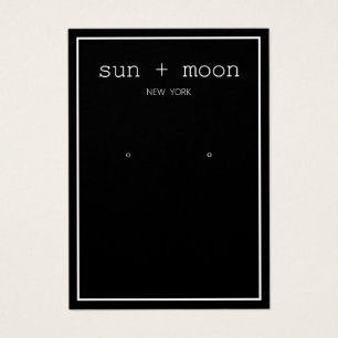 Einfache Schwarz-Moderne Schmuckschmuck-Anzeige