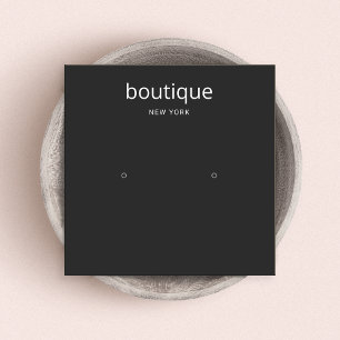 Einfache Schwarz-Moderne Stuhlvorratskarte