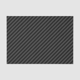 Einfache schwarz-schwarz-schmale Diagonalstreifen Seidenpapier