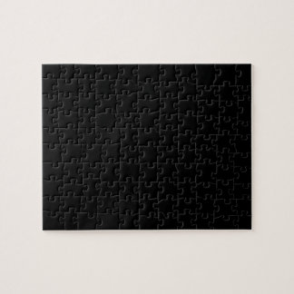 Einfache Schwarz-Solid-Farbe Puzzle