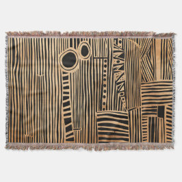 Einfache Schwarz und Beige Japandi Decke