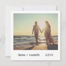 Einfache Schwarz-Weiß-Hochzeit Lässiges Foto