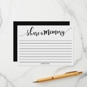 Einfache Schwarz/Weiß-Speicherkarte freigeben Hinweiskarte