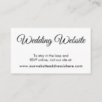 Einfache Schwarz-weiße Hochzeitskarten für die Web