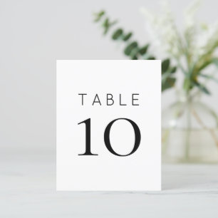 Einfache Schwarz-weiße Hochzeitsstimmung - Tischnu