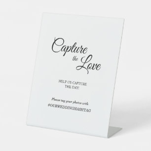 Einfache Schwarz-weiße Kalligraphie Capture the Li Sockelschild
