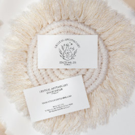 Einfache schwarz-weiße Neuzeitakademie Visitenkarte