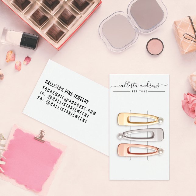 Einfache Schwarz-weiße Skriptklappenkarte (Von Creator hochgeladen)