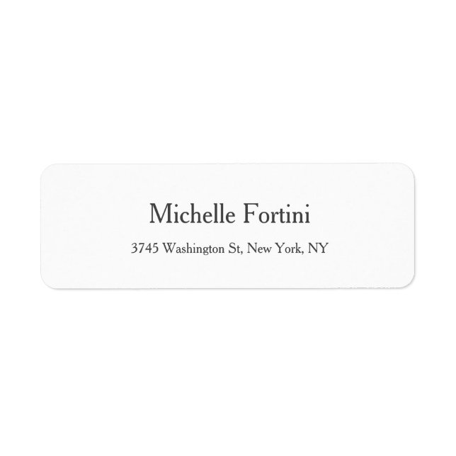 Einfache Schwarz & Wihte Moderne Minimalistische S (Vorne)