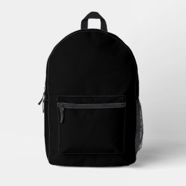Einfache schwarze Backpacks Bedruckter Rucksack