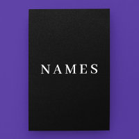 Einfache schwarze Benutzerdefiniert Hinzufügen ein