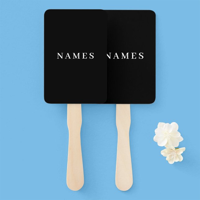 Einfache schwarze Benutzerdefiniert Hinzufügen ein Fächer (Von Creator hochgeladen)