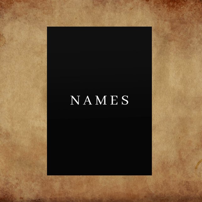 Einfache schwarze Benutzerdefiniert Hinzufügen ein Flyer (Von Creator hochgeladen)