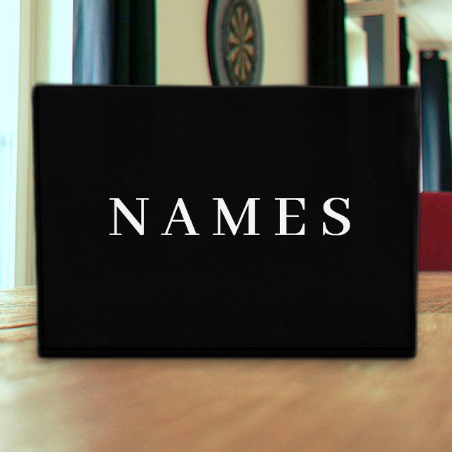 Einfache schwarze Benutzerdefiniert Hinzufügen ein Fotoblock (Von Creator hochgeladen)