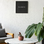 Einfache schwarze Benutzerdefiniert Hinzufügen ein Fotodruck<br><div class="desc">Einfache schwarze Benutzerdefiniert Fügen Sie Ihren Namen Elegant Design für jedermann.</div>