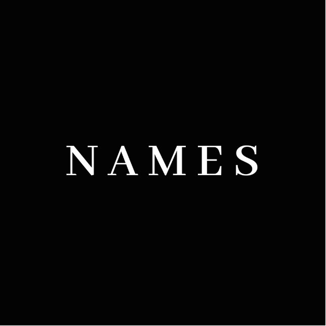 Einfache schwarze Benutzerdefiniert Hinzufügen ein Freistehende Fotoskulptur (Vorne)