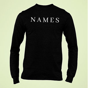 Einfache schwarze Benutzerdefiniert Hinzufügen ein T-Shirt