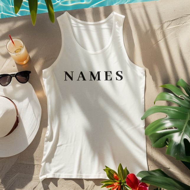 Einfache schwarze Benutzerdefiniert Hinzufügen ein Tank Top (Von Creator hochgeladen)