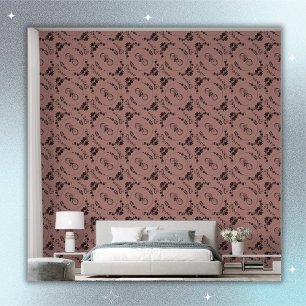 Einfache schwarze Herzen, Blüte, Unendlichkeit auf Tapete