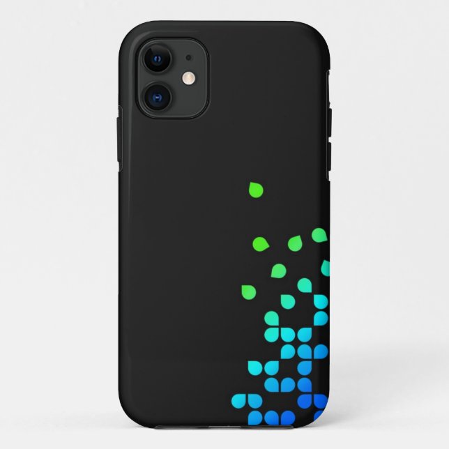 Einfache schwarze iPhone-Abdeckung Case-Mate iPhone Hülle (Rückseite)