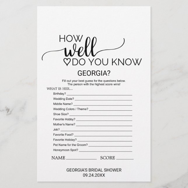 Einfache schwarze Kalligraphie, was in deinem Hand (Vorderseite)