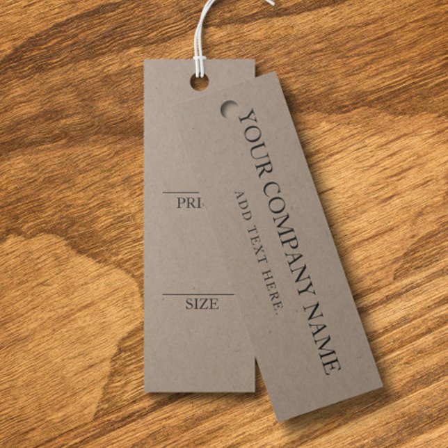 Einfache schwarze Kleidung - Display-Preiskarte (Von Creator hochgeladen)