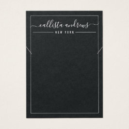 Einfache schwarze, kurvenförmige Netzwerkkarte