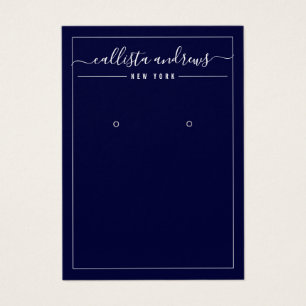 Einfache schwarze Navy-Curring-Anzeigetafel