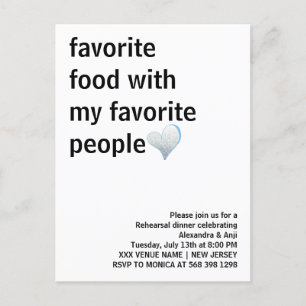 Einfache schwarze und weiße minimalistische Probe- Postkarte