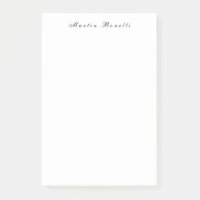 Einfache schwarze weiße trendy Kalligrafie-Schrift