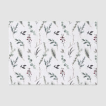 Einfache Schwarze Winter Botanische Wasserfarbe We