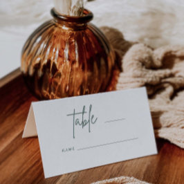 Einfache Script-Hochzeit-Platzkarte Escort H100 Platzkarte