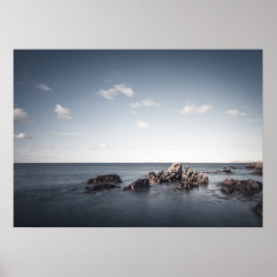 Einfache Seascape Poster