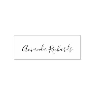 Einfache Signatur Name Permastempel