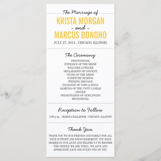 Einfache Silhouetten Programm Rack Card-30 (Vorderseite)