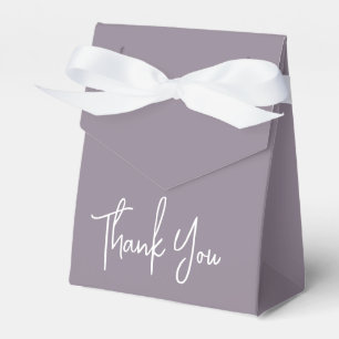 Einfache Skript-Lilac-Dankeschön-Geschenkbox Geschenkschachtel