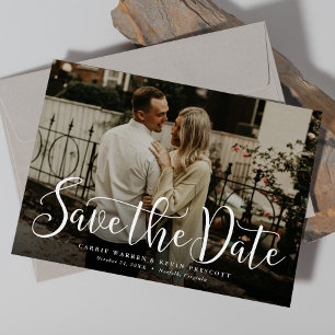 Einfache SkriptSave the Date-Magneteinladung Magnetkarte
