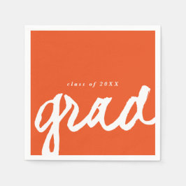 Einfache Skriptschrift | Graduierungspartei Serviette