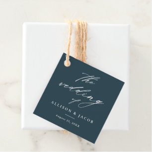 Einfache SkriptWedding Vielen Dank für Ihre Liebes Geschenkanhänger