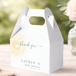 Einfache Sonne Moderne Sonnenschein-Baby-Party Vie Geschenkschachtel